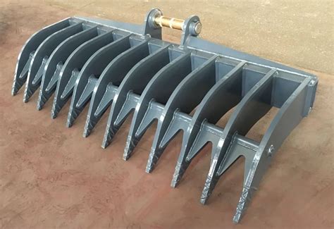 mini excavator brush rake for sale|rake bucket for mini excavator.